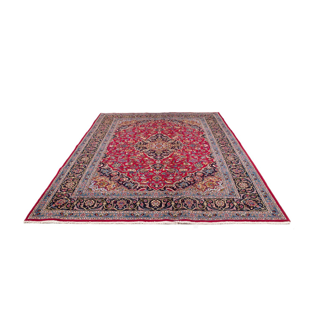 Tapis persan - Keshan - 298 x 200 cm - rouge