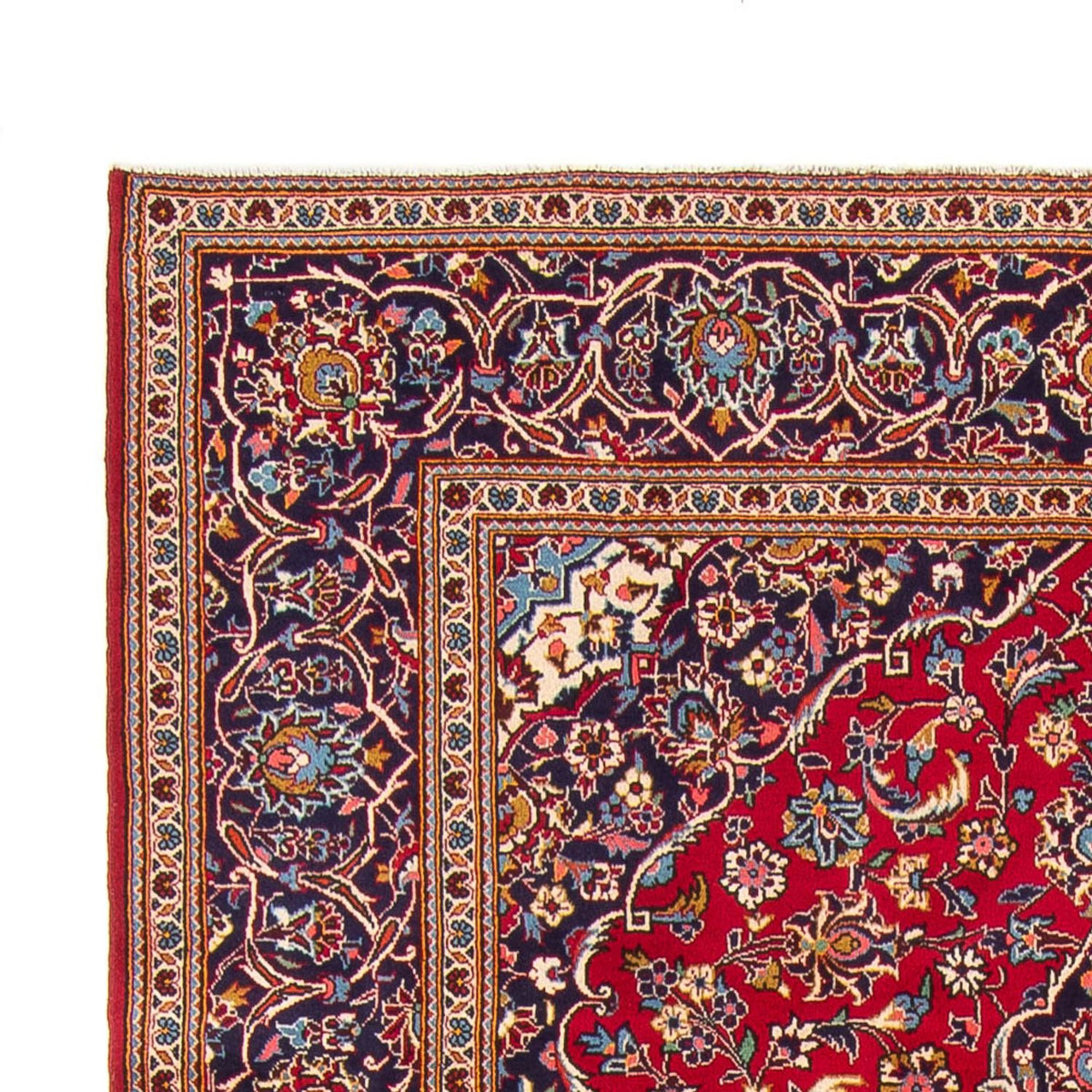 Tapis persan - Keshan - 302 x 203 cm - rouge