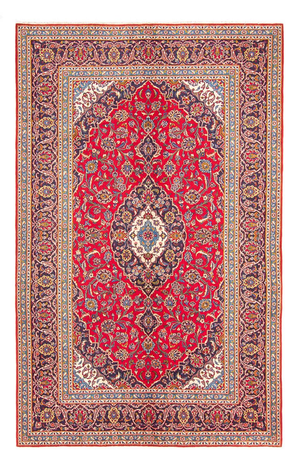 Tapis persan - Keshan - 302 x 205 cm - rouge