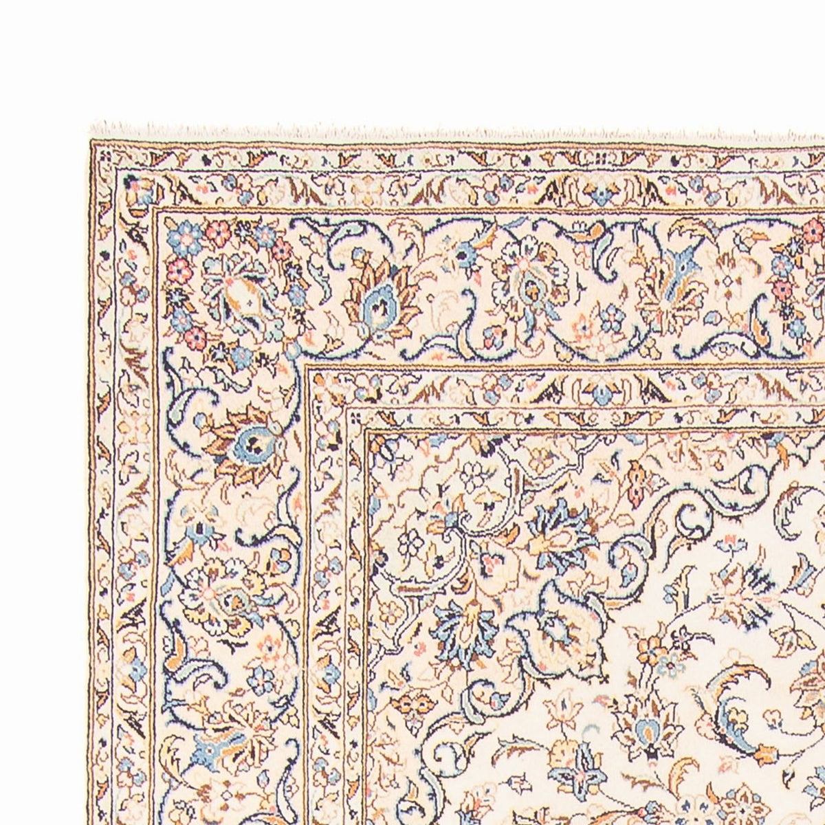 Tapis persan - Keshan - 314 x 198 cm - crème