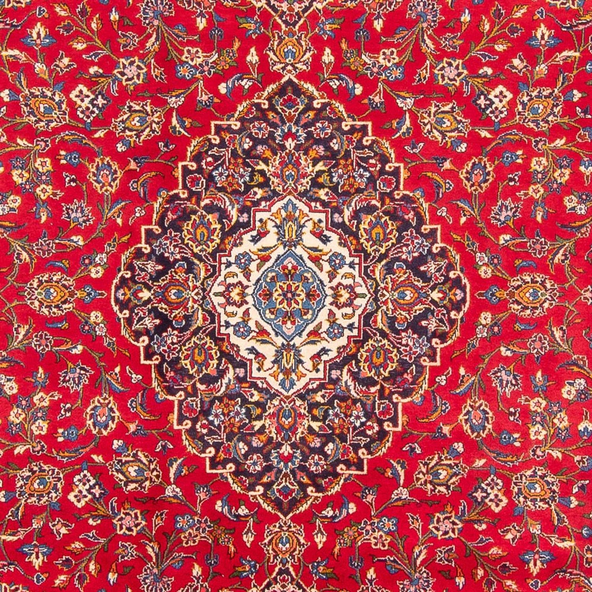 Tapis persan - Keshan carré - 254 x 246 cm - rouge