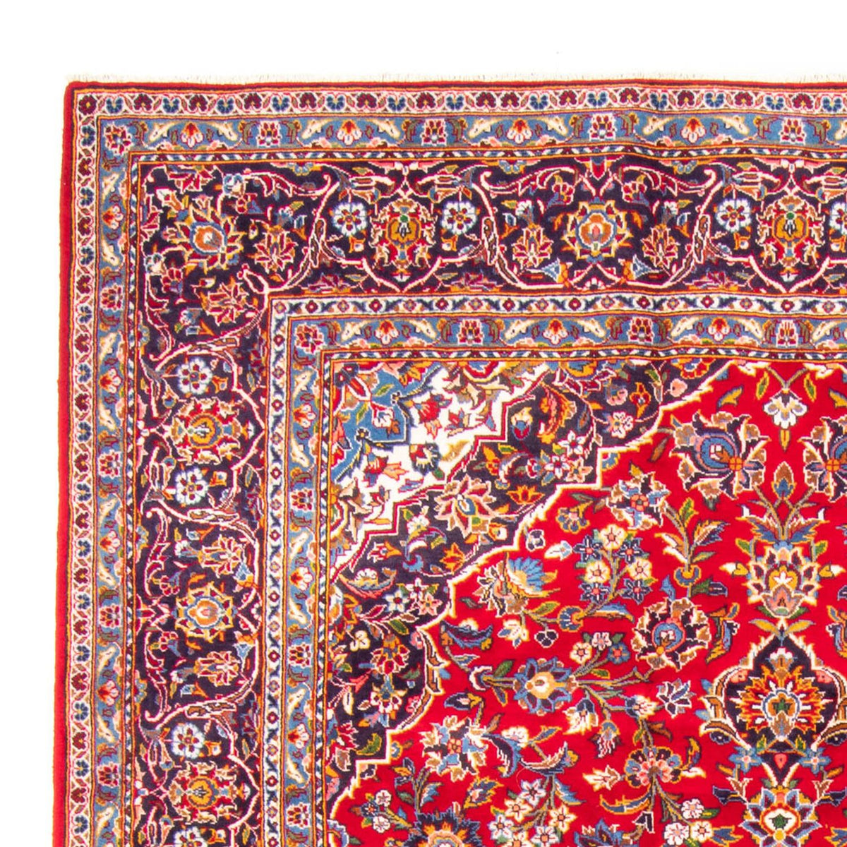 Tapis persan - Keshan - 343 x 241 cm - rouge