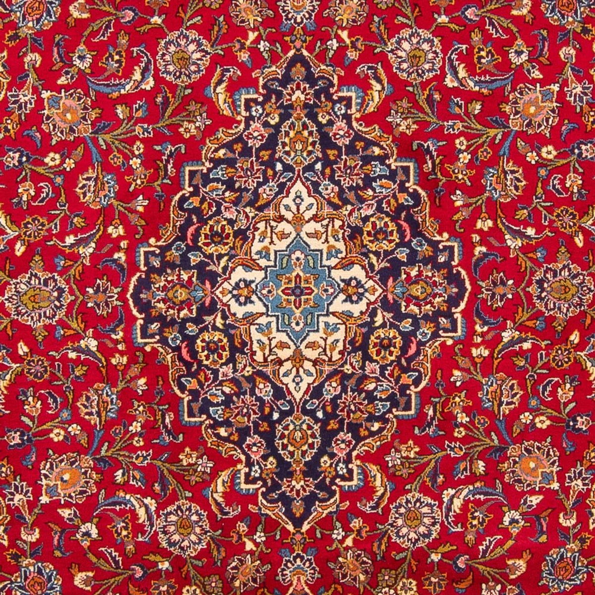 Tapis persan - Keshan - 343 x 242 cm - rouge