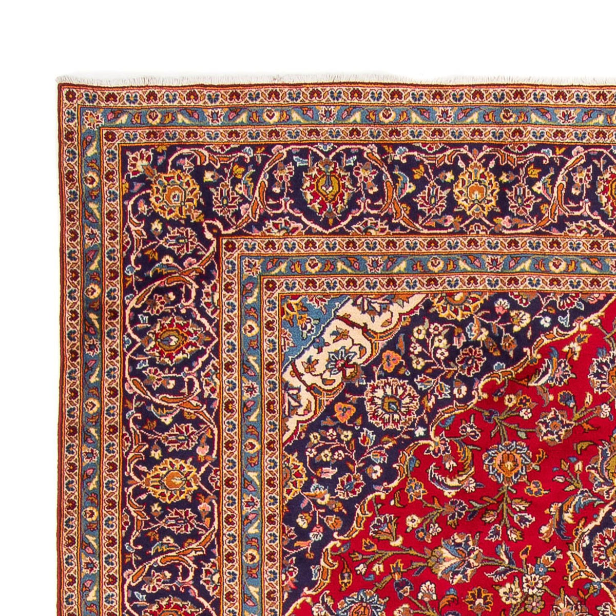 Tapis persan - Keshan - 343 x 242 cm - rouge