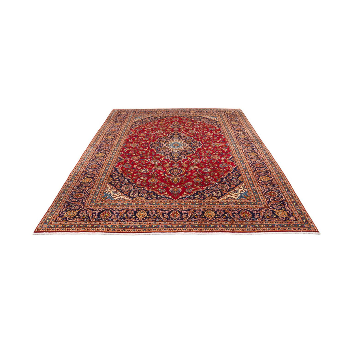 Tapis persan - Keshan - 343 x 242 cm - rouge