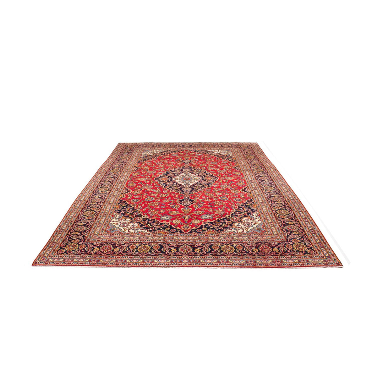 Tapis persan - Keshan - 345 x 244 cm - rouge
