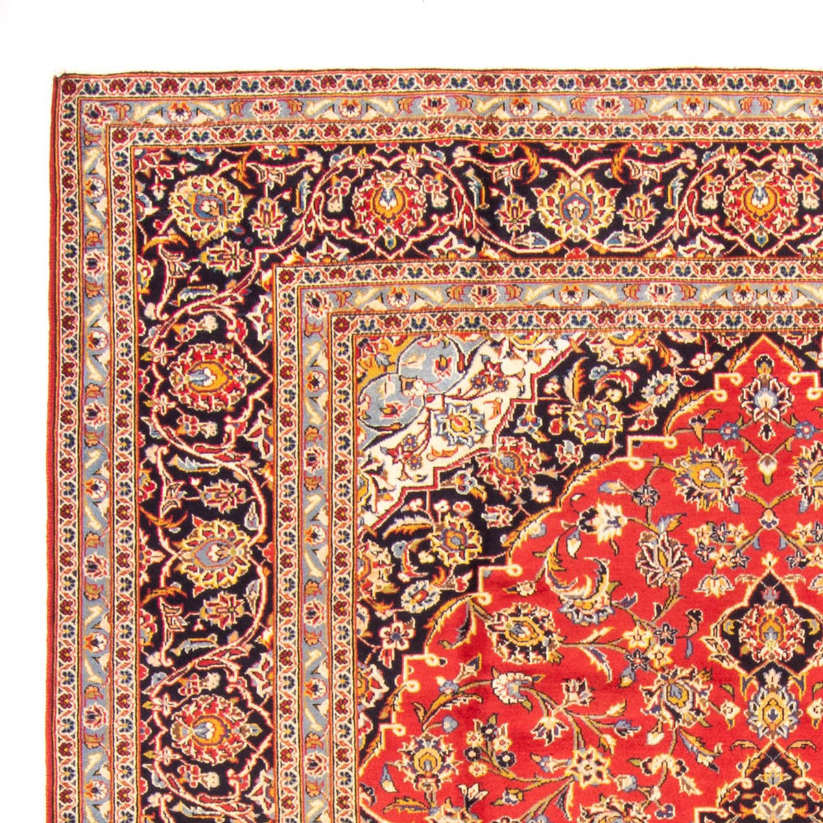 Tapis persan - Keshan - 343 x 248 cm - rouge