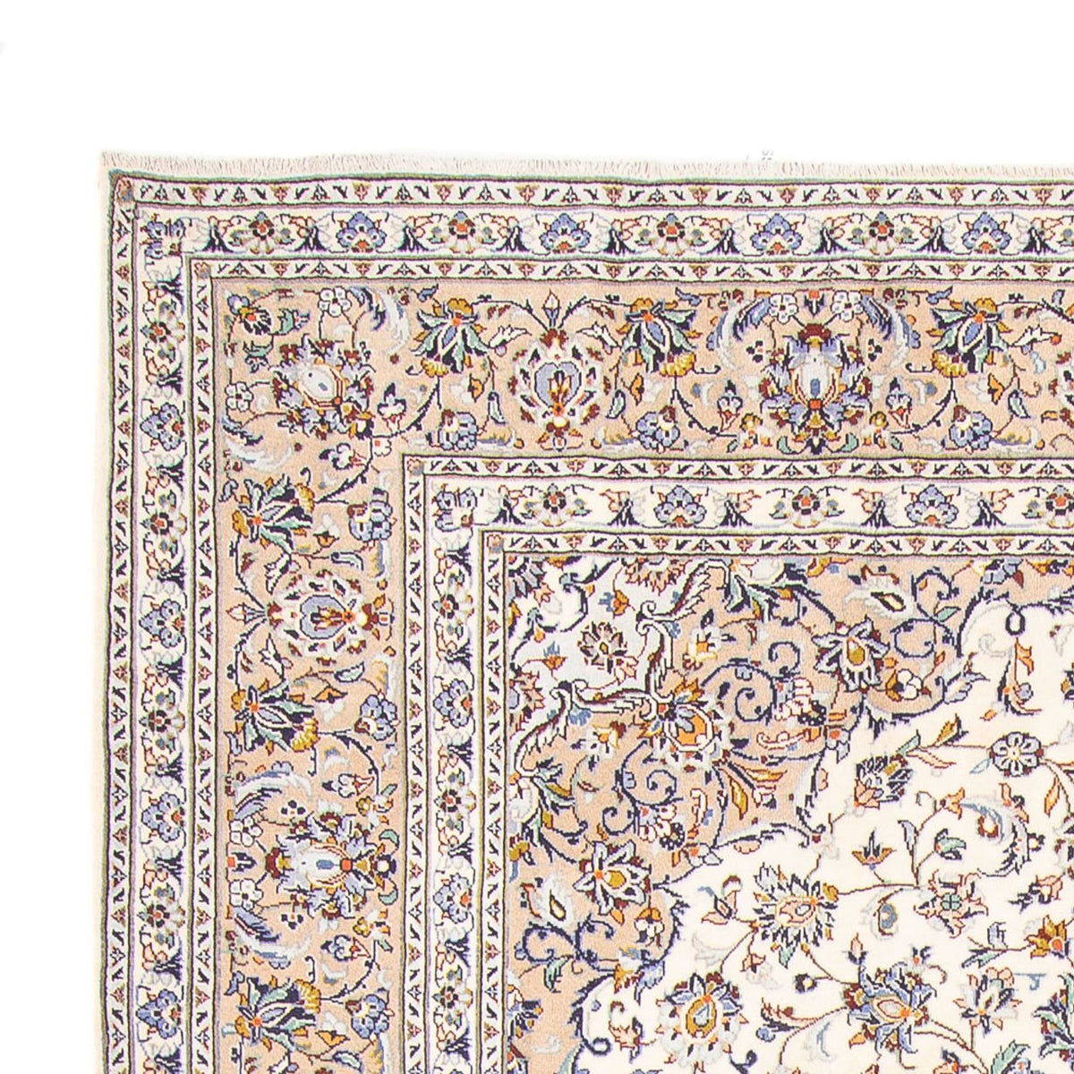 Tapis persan - Keshan - 356 x 240 cm - crème
