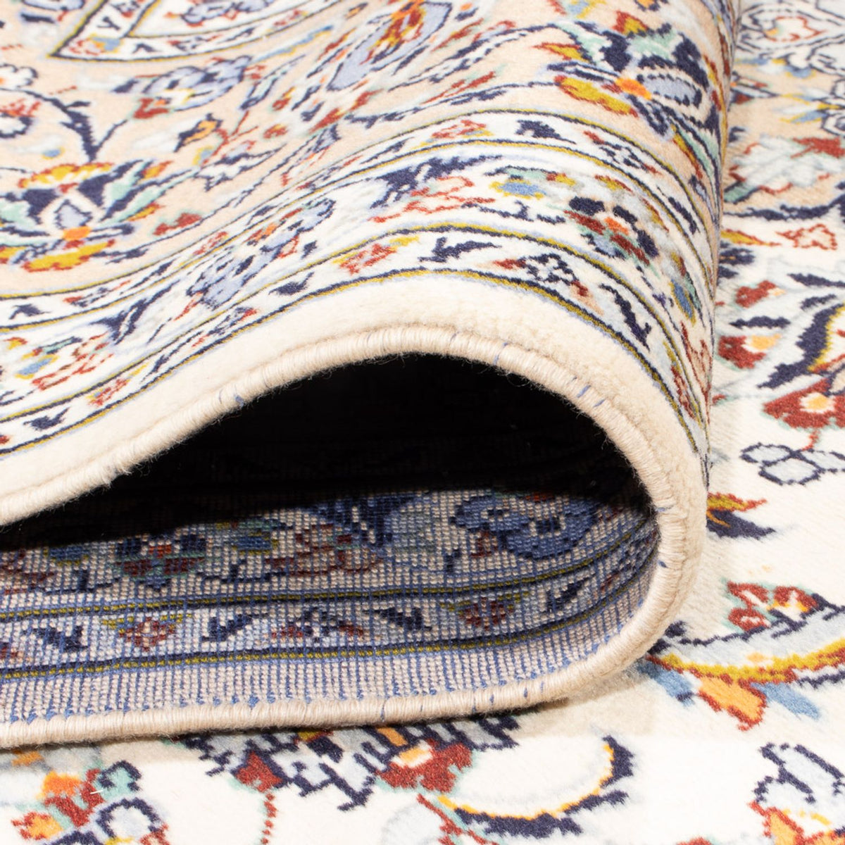 Tapis persan - Keshan - 356 x 240 cm - crème