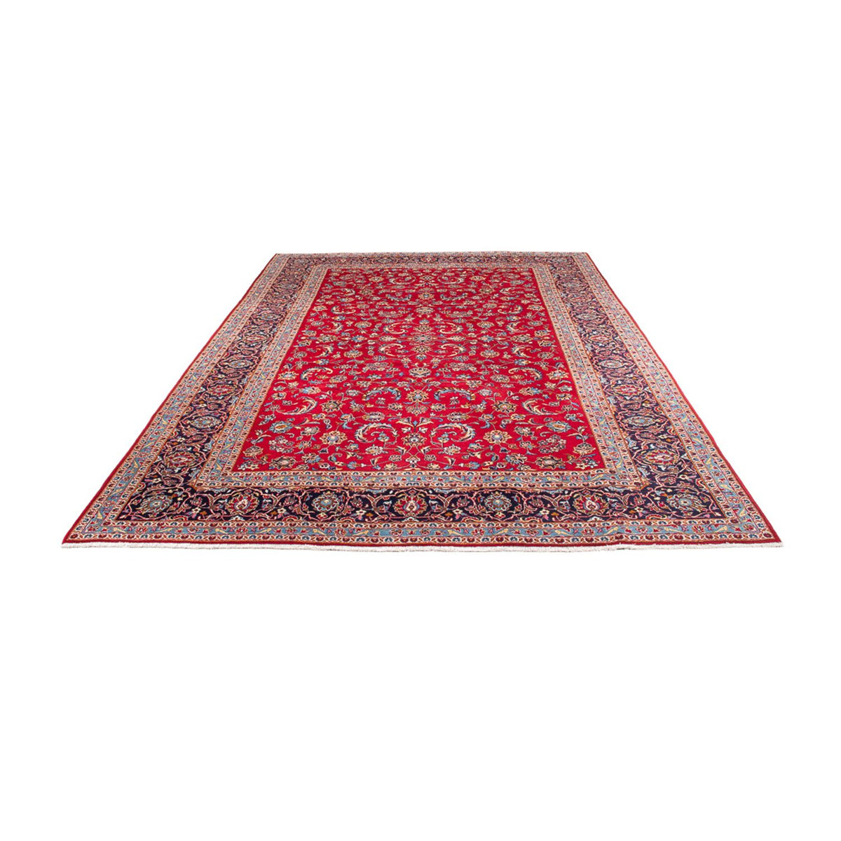 Tapis persan - Keshan - 358 x 243 cm - rouge