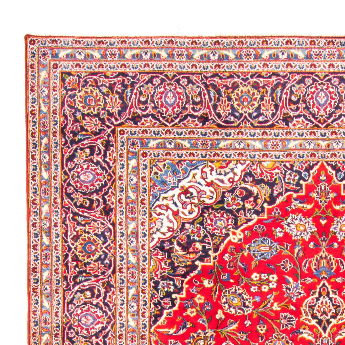 Tapis persan - Keshan - 355 x 246 cm - rouge