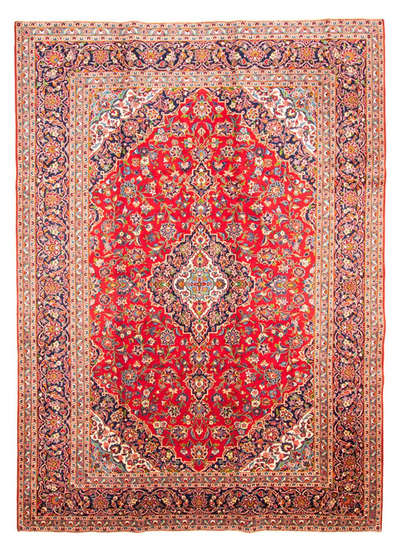 Tapis persan - Keshan - 377 x 269 cm - rouge