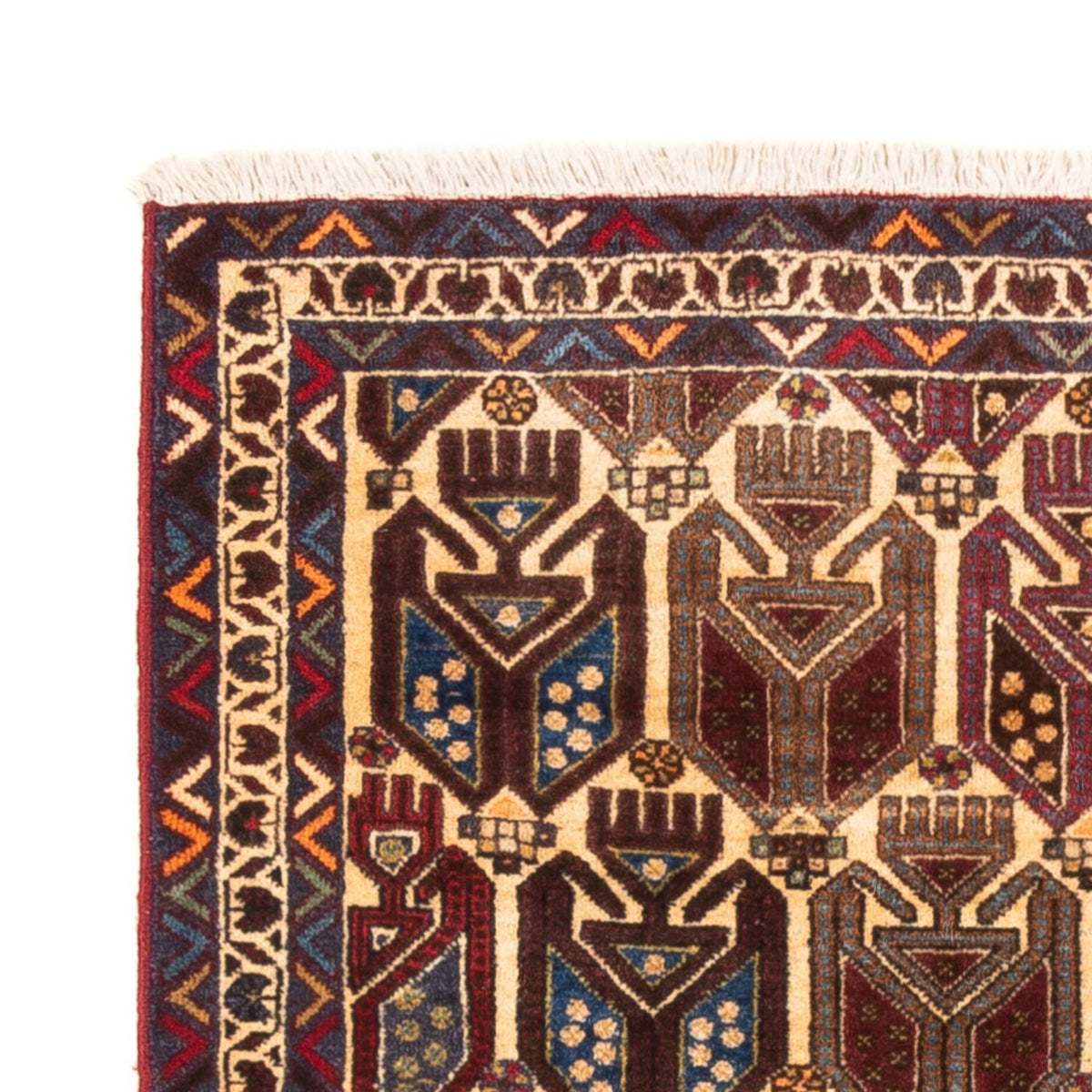 Tapis persan - Nomadic - 165 x 75 cm - multicolore