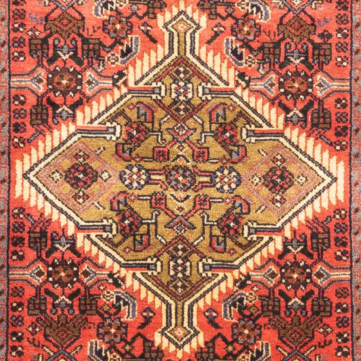 Tapis de couloir Tapis persan - Nomadic - 178 x 75 cm - rouge