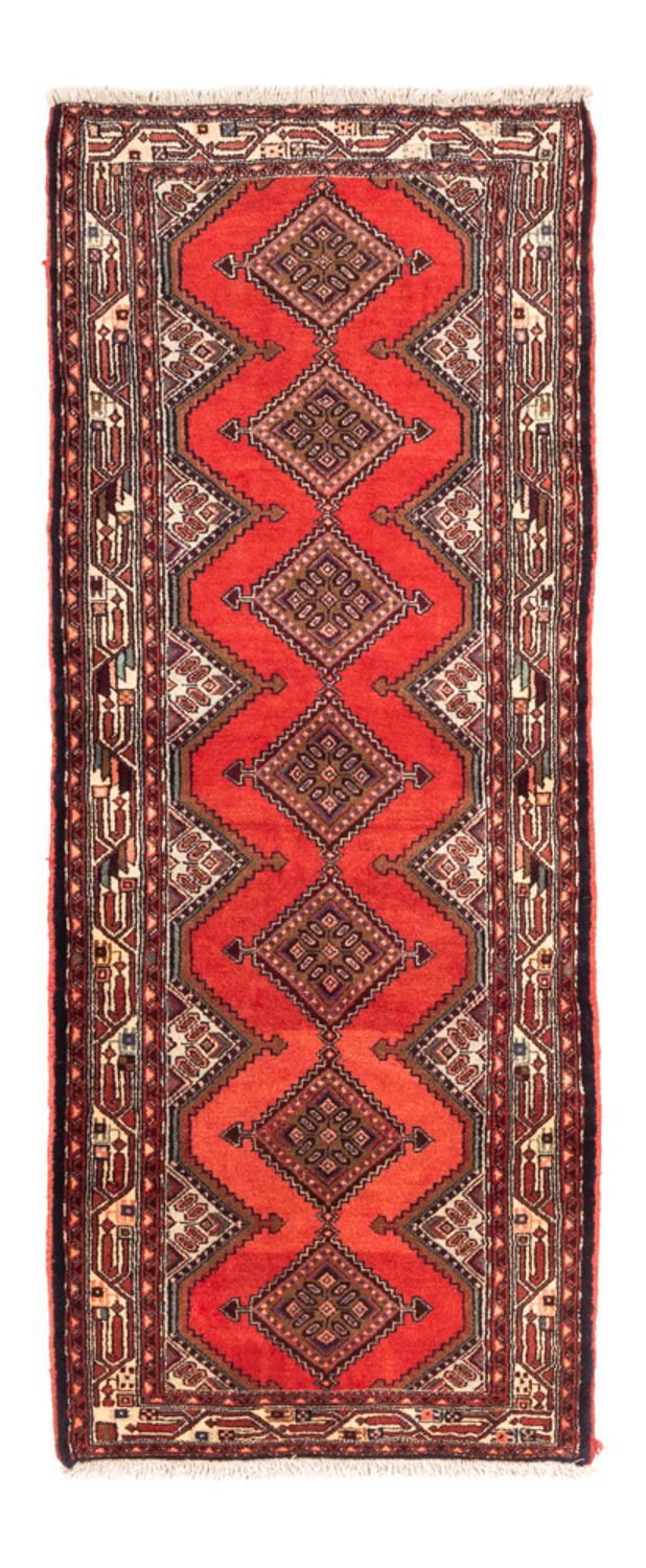 Tapis de couloir Tapis persan - Nomadic - 185 x 75 cm - rouge