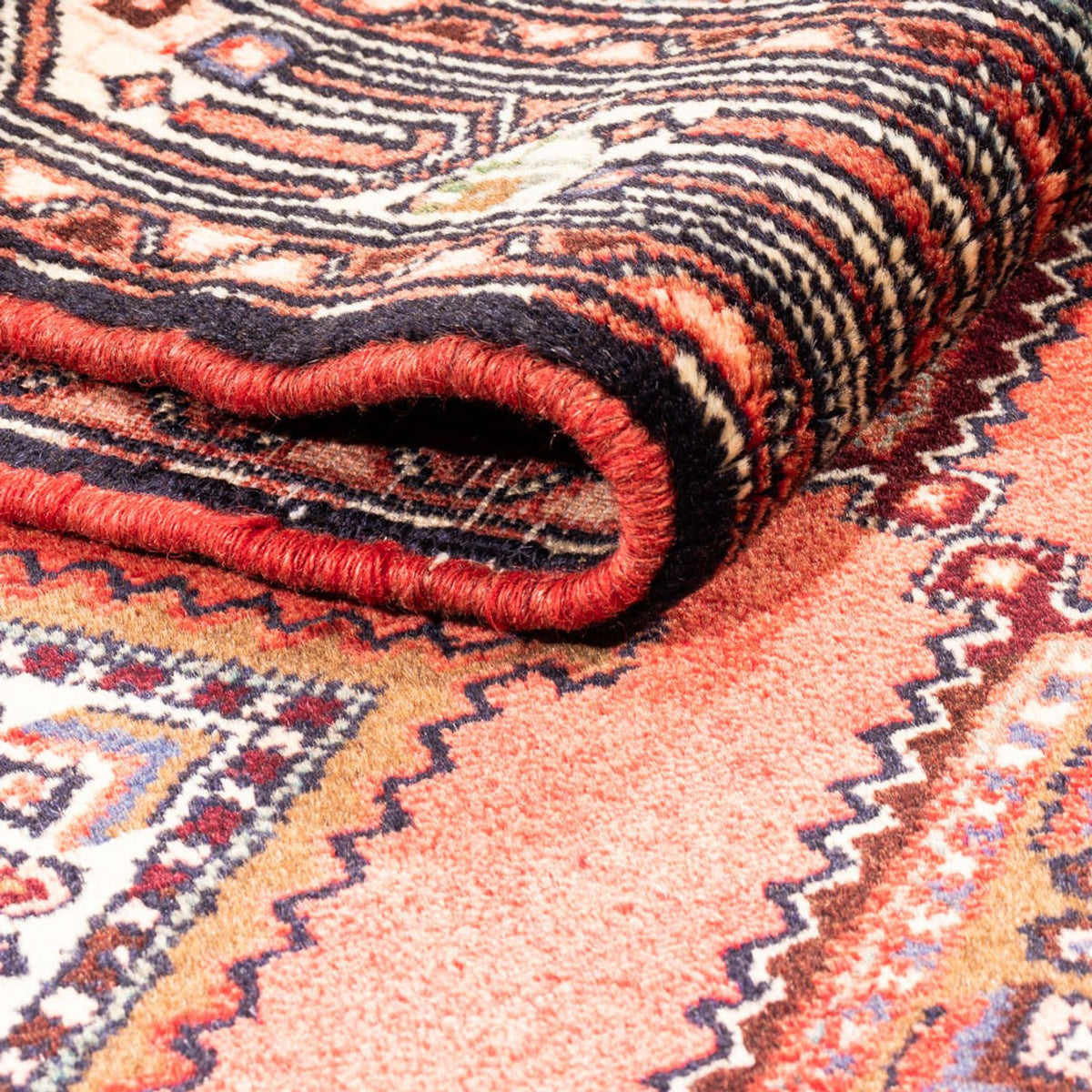 Tapis de couloir Tapis persan - Nomadic - 185 x 75 cm - rouge