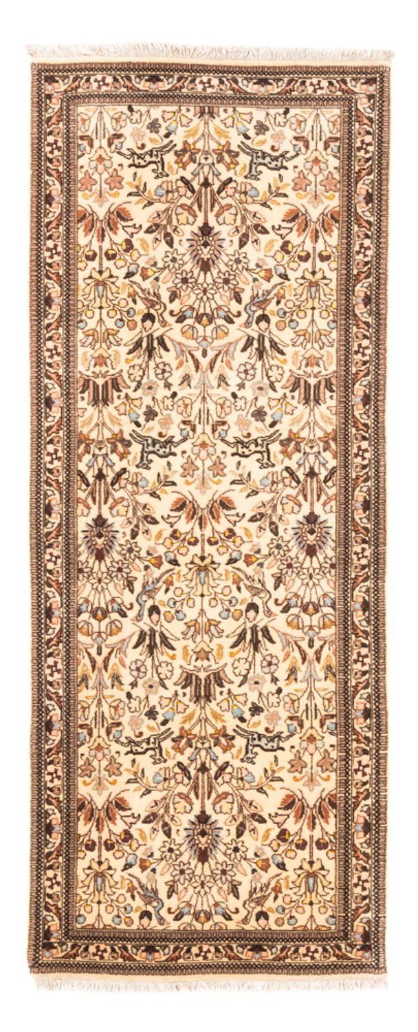 Tapis de couloir Tapis persan - Classique - 202 x 80 cm - crème
