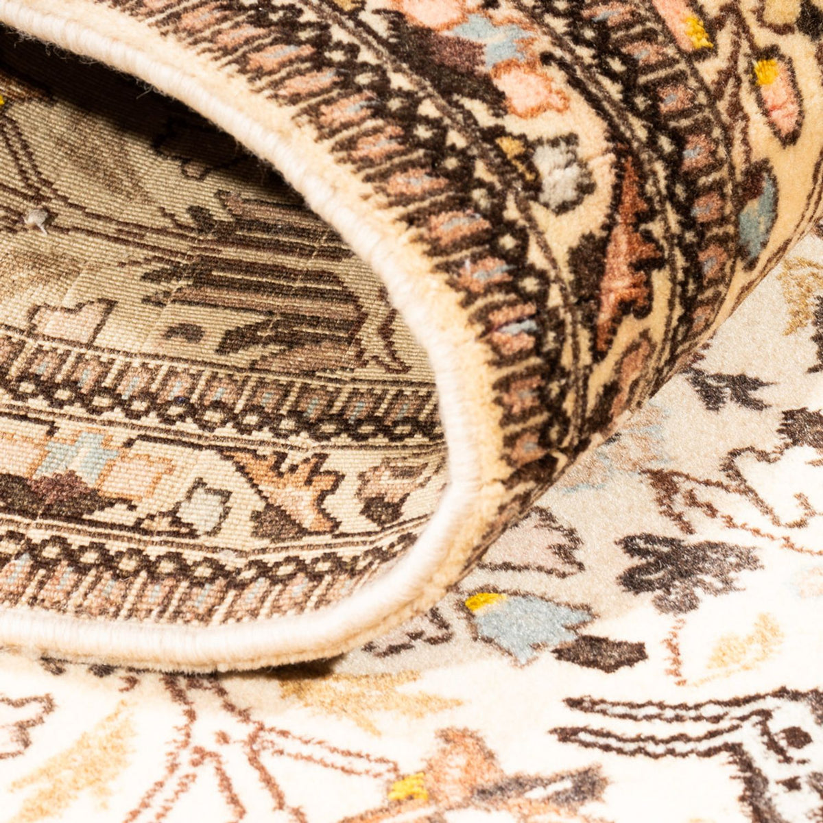 Tapis de couloir Tapis persan - Classique - 202 x 80 cm - crème