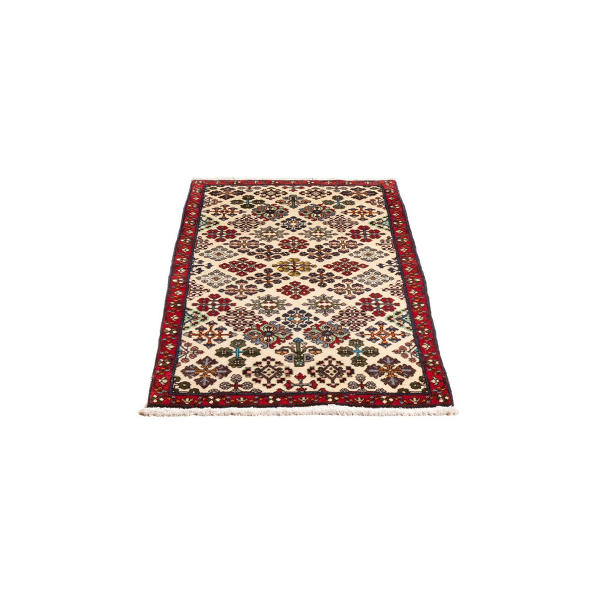 Tapis de couloir Tapis persan - Nomadic - 155 x 68 cm - crème