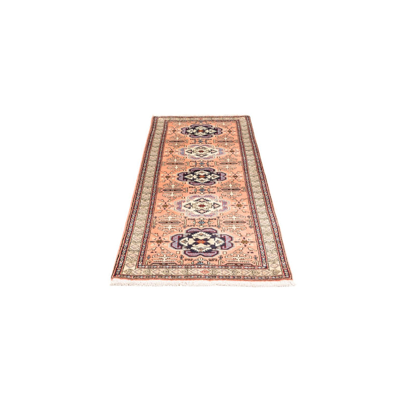 Tapis de couloir Tapis persan - Nomadic - 185 x 64 cm - saumon