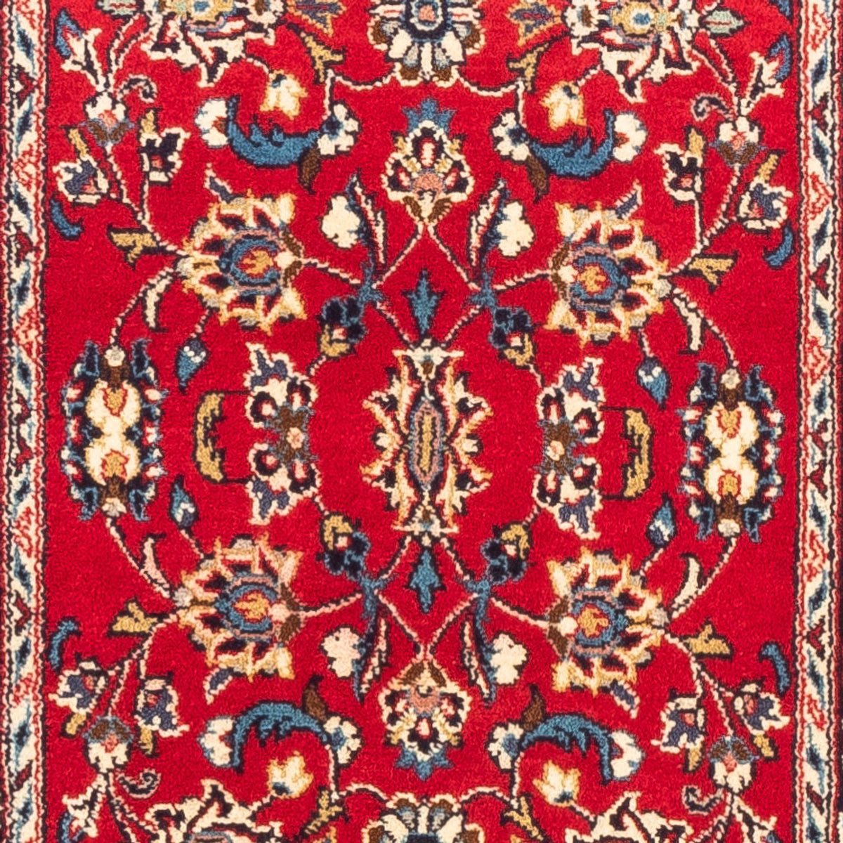 Tapis de couloir Tapis persan - Keshan - 190 x 67 cm - rouge