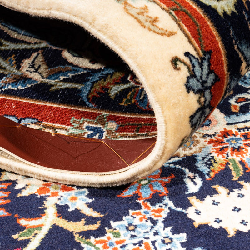 Tapis de couloir Tapis persan - Classique - 188 x 90 cm - bleu foncé