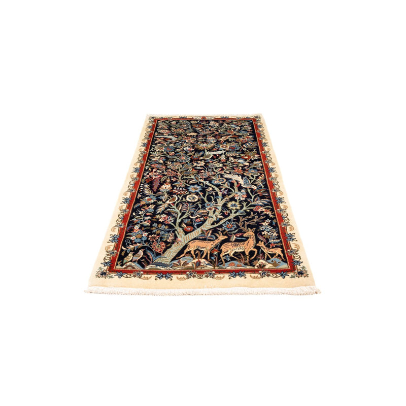 Tapis de couloir Tapis persan - Classique - 188 x 90 cm - bleu foncé