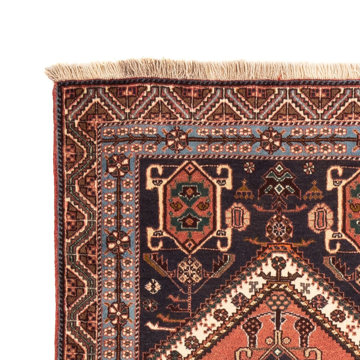 Tapis de couloir Tapis persan - Nomadic - 202 x 80 cm - crème
