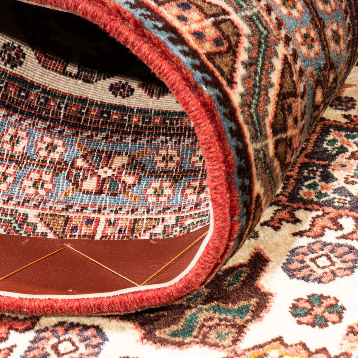 Tapis de couloir Tapis persan - Nomadic - 202 x 80 cm - crème