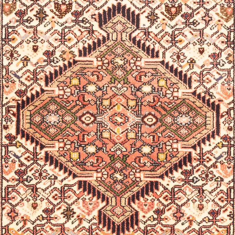 Tapis de couloir Tapis persan - Nomadic - 202 x 87 cm - crème