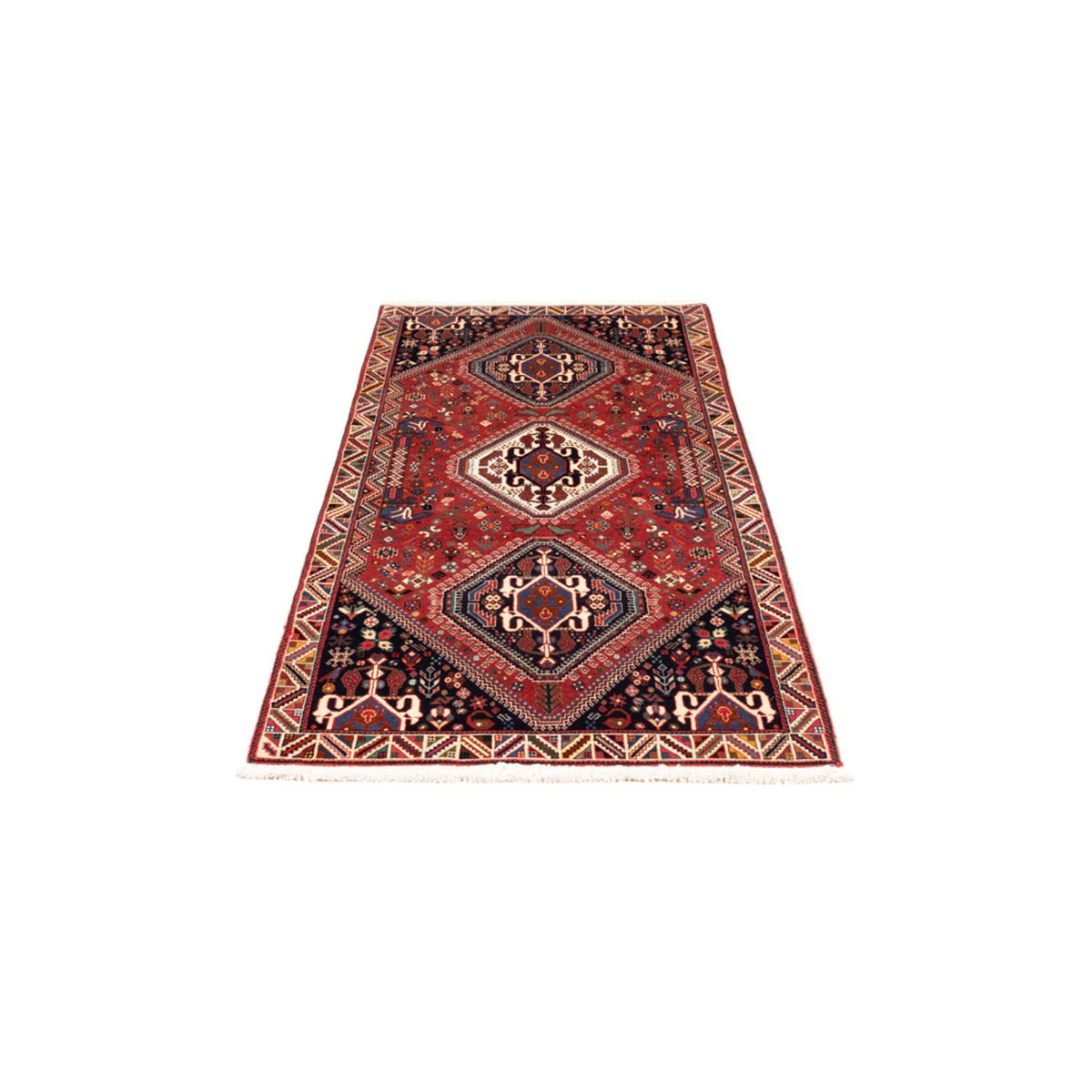 Tapis de couloir Tapis persan - Nomadic - 200 x 84 cm - rouge