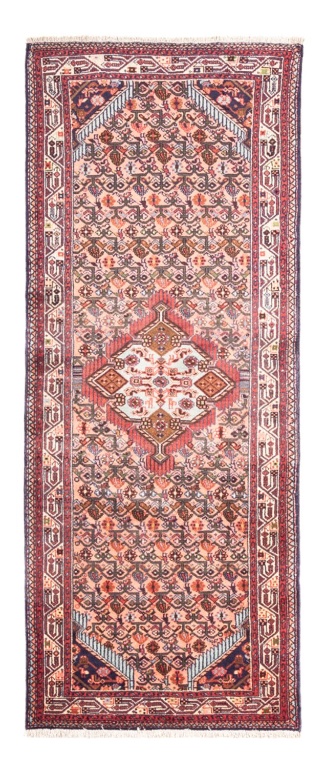 Tapis de couloir Tapis persan - Nomadic - 190 x 77 cm - rouge