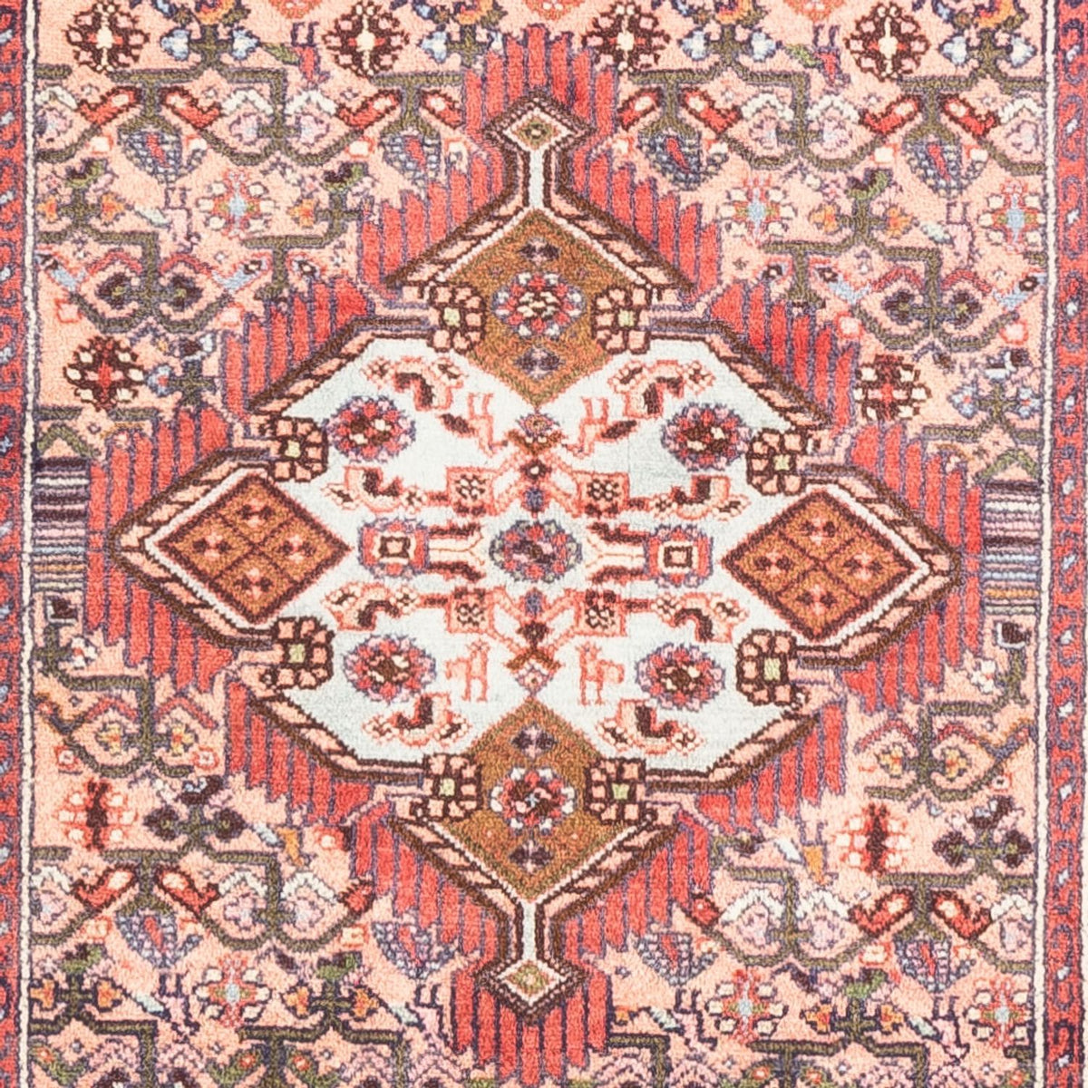 Tapis de couloir Tapis persan - Nomadic - 190 x 77 cm - rouge