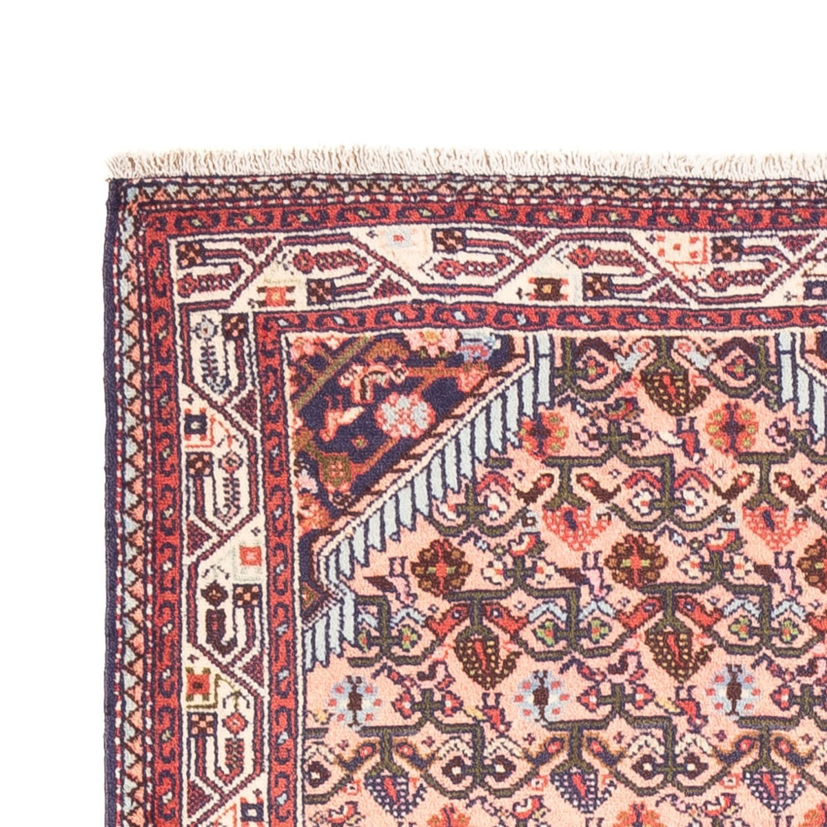 Tapis de couloir Tapis persan - Nomadic - 190 x 77 cm - rouge