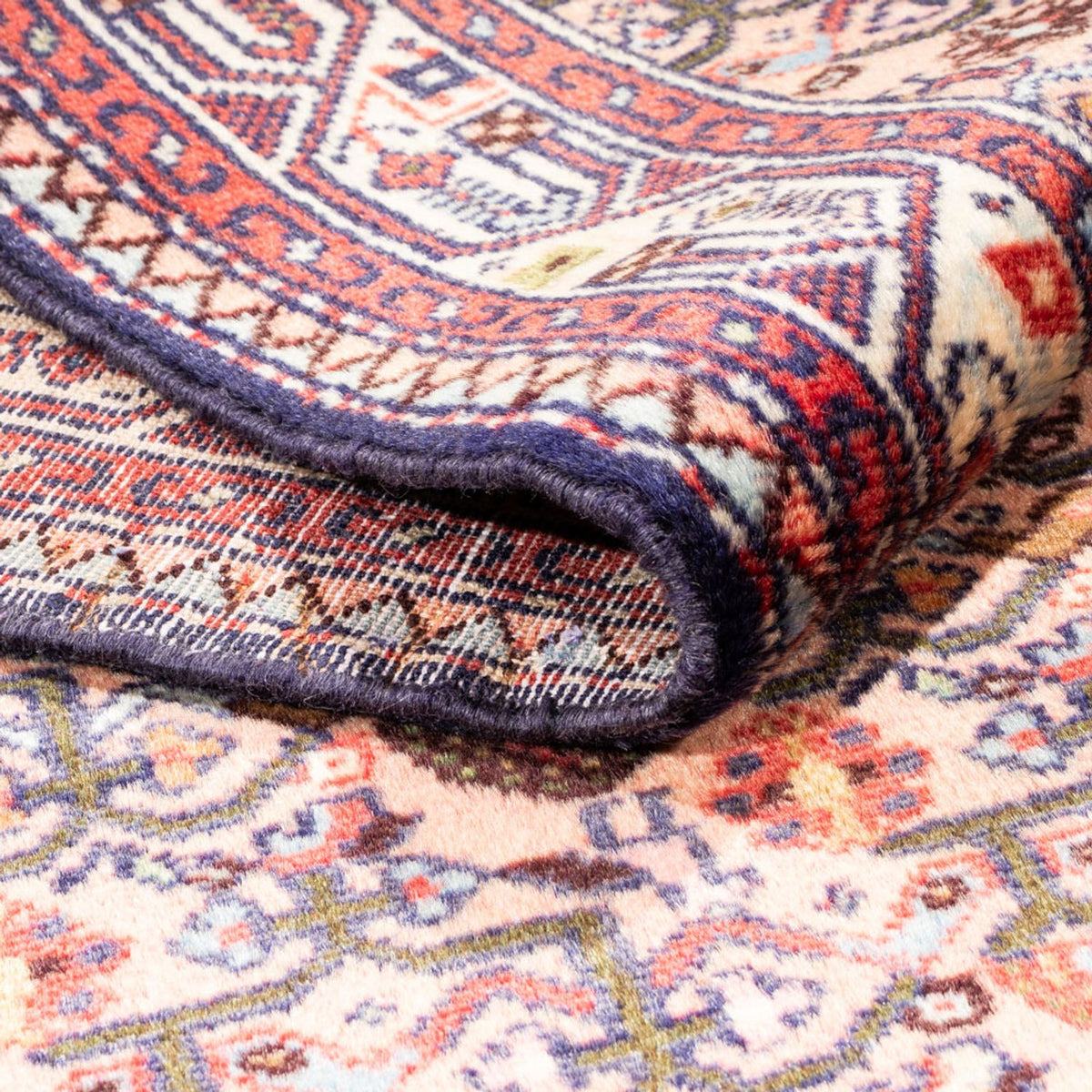 Tapis de couloir Tapis persan - Nomadic - 190 x 77 cm - rouge