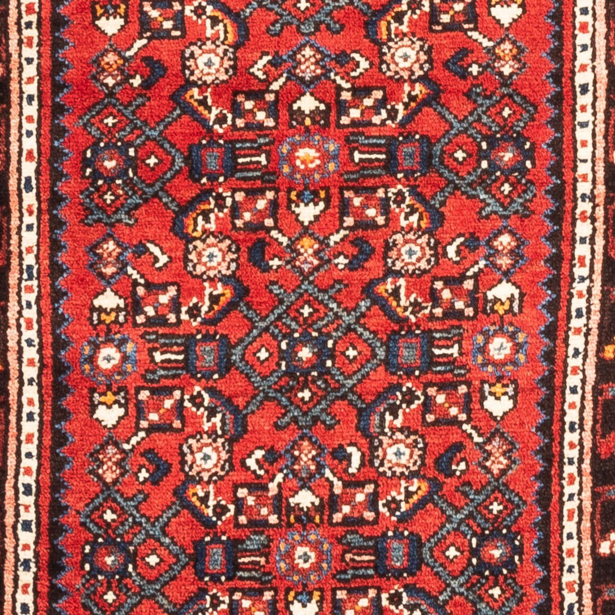 Tapis de couloir Tapis persan - Nomadic - 192 x 68 cm - rouge