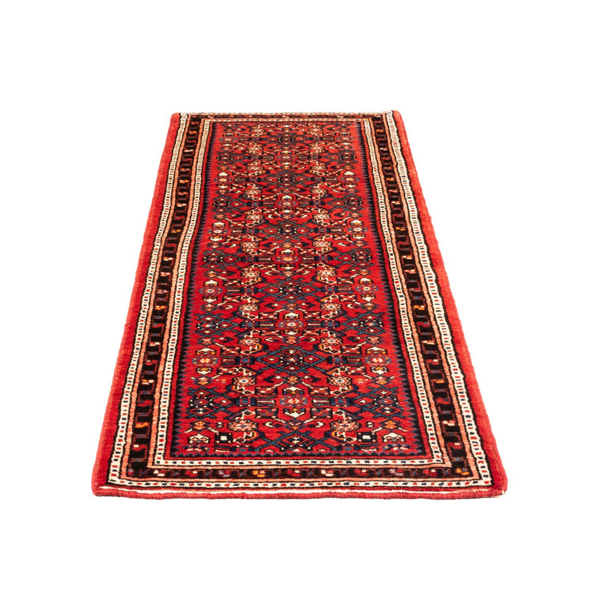 Tapis de couloir Tapis persan - Nomadic - 192 x 68 cm - rouge