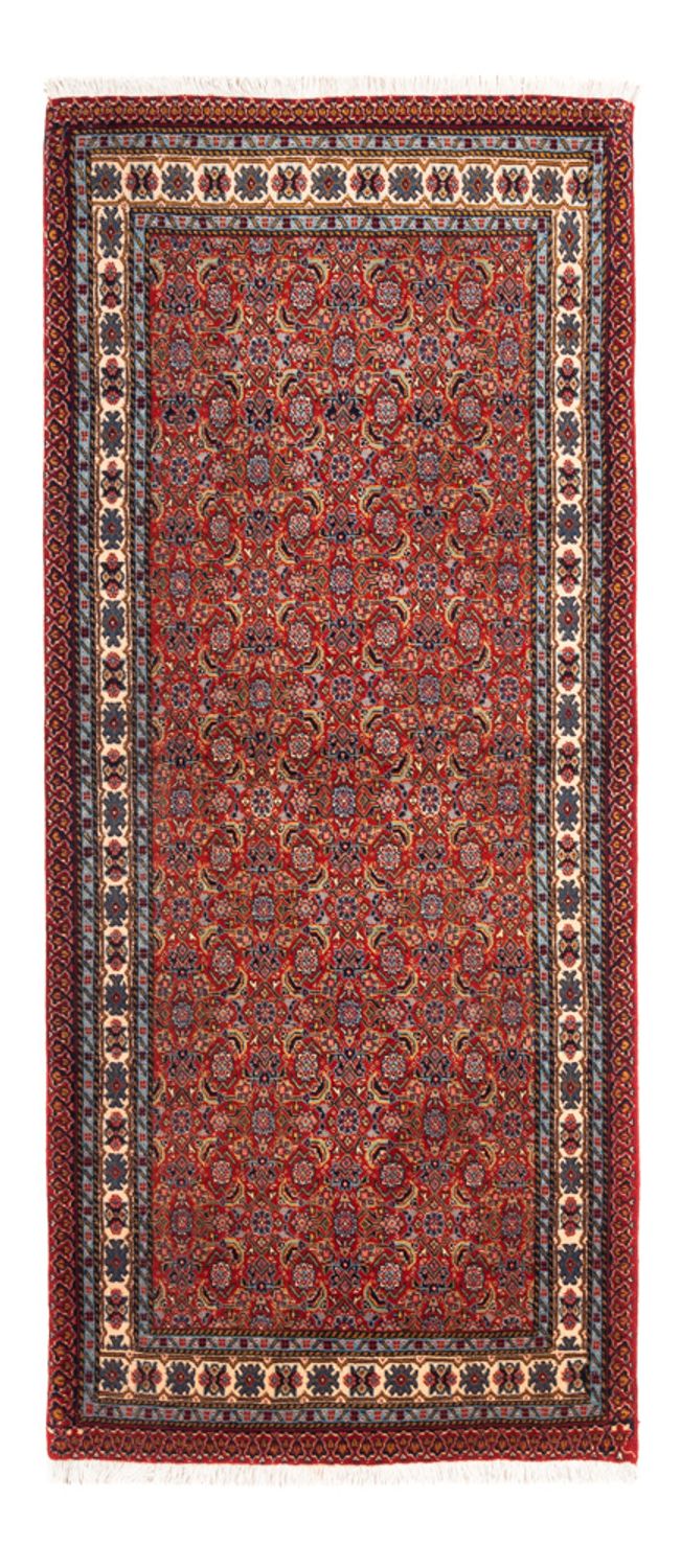 Tapis de couloir Tapis persan - Tabriz - 209 x 95 cm - rouge