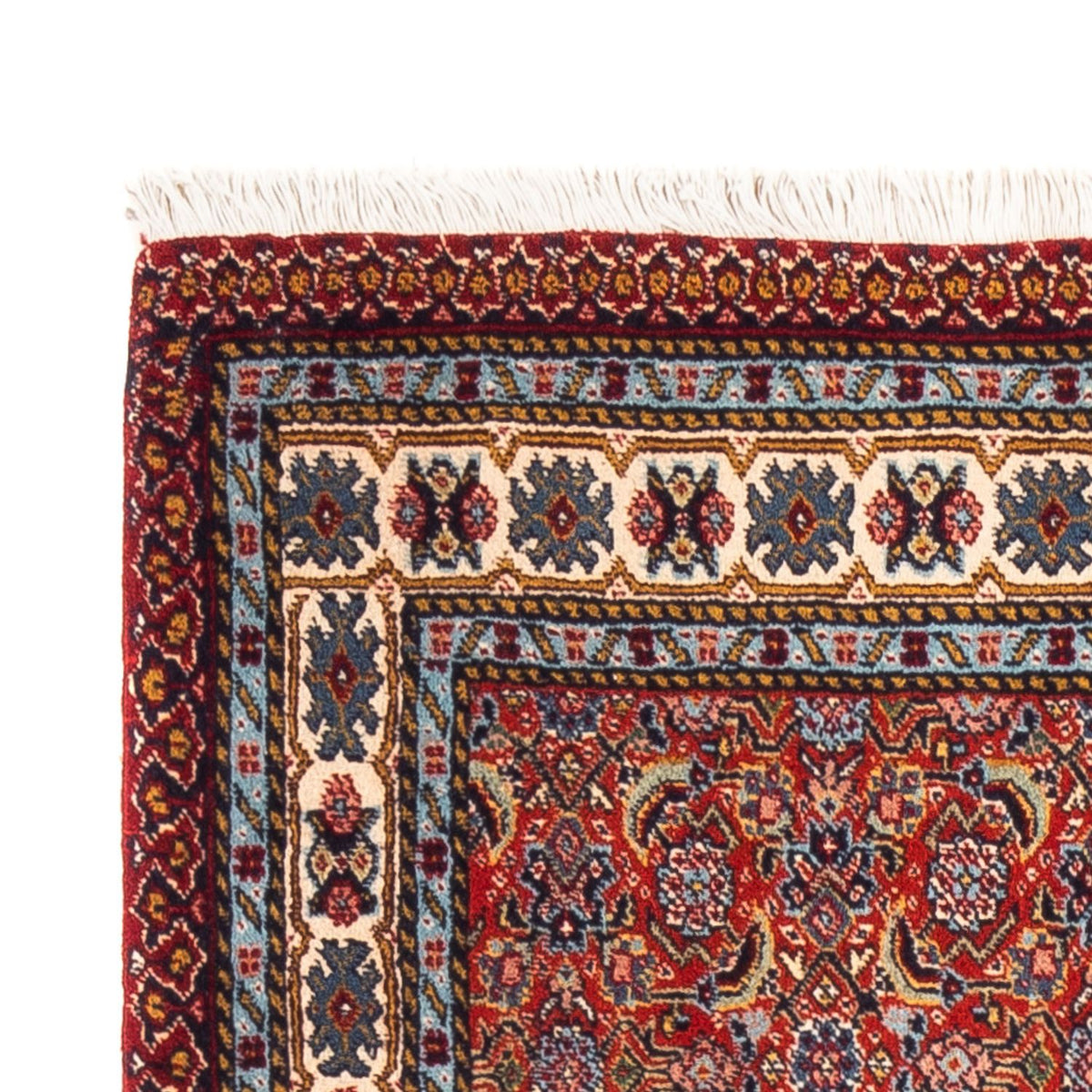 Tapis de couloir Tapis persan - Tabriz - 209 x 95 cm - rouge