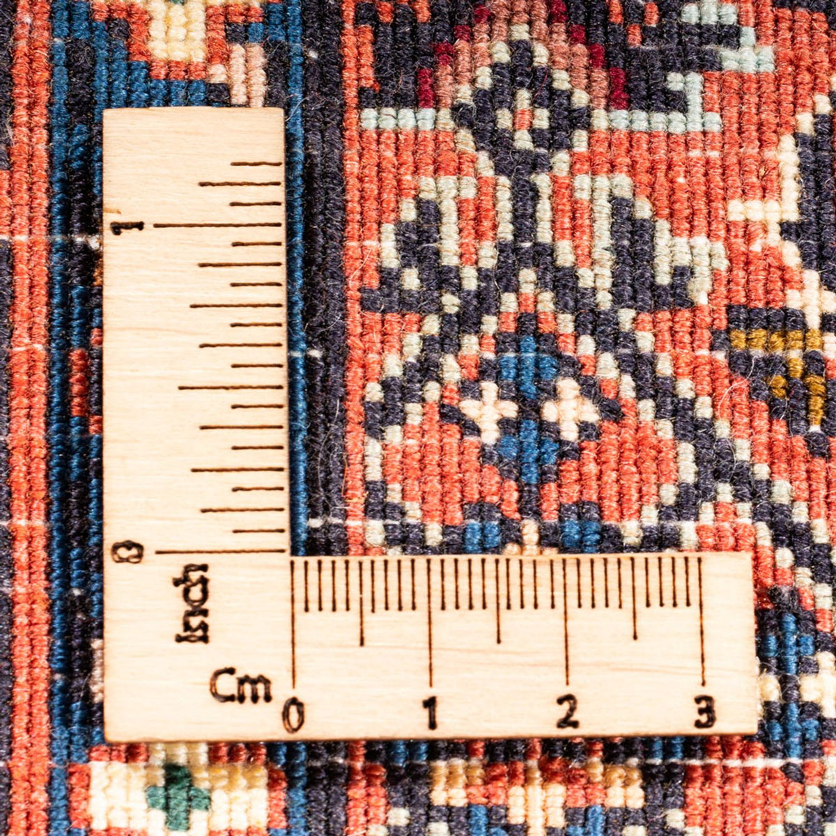 Tapis de couloir Tapis persan - Bidjar - 214 x 62 cm - rouge