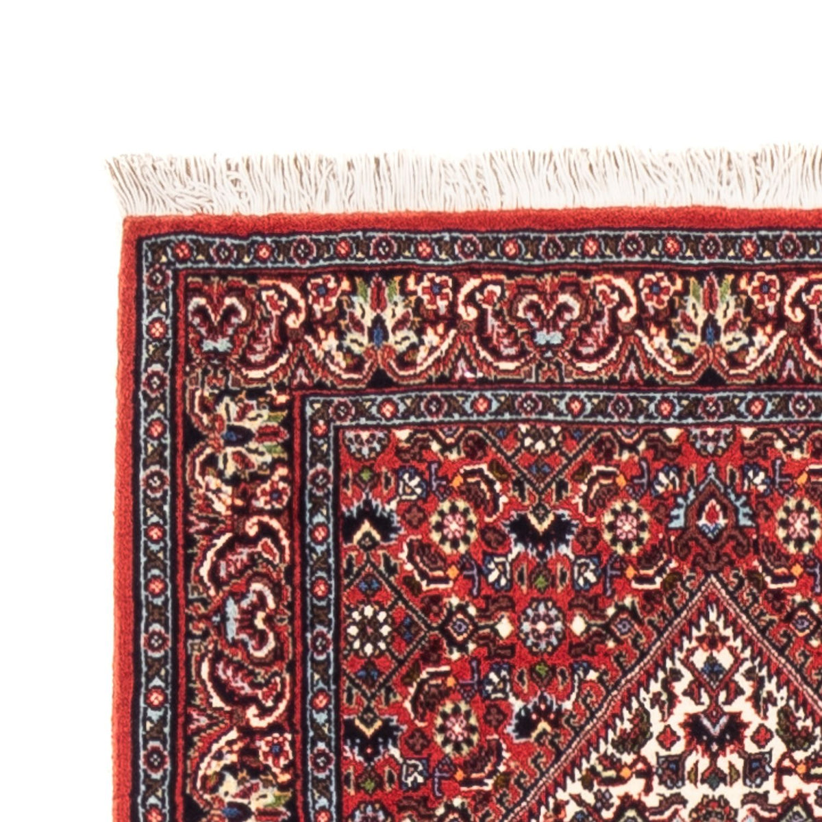 Tapis de couloir Tapis persan - Bidjar - 228 x 61 cm - rouge