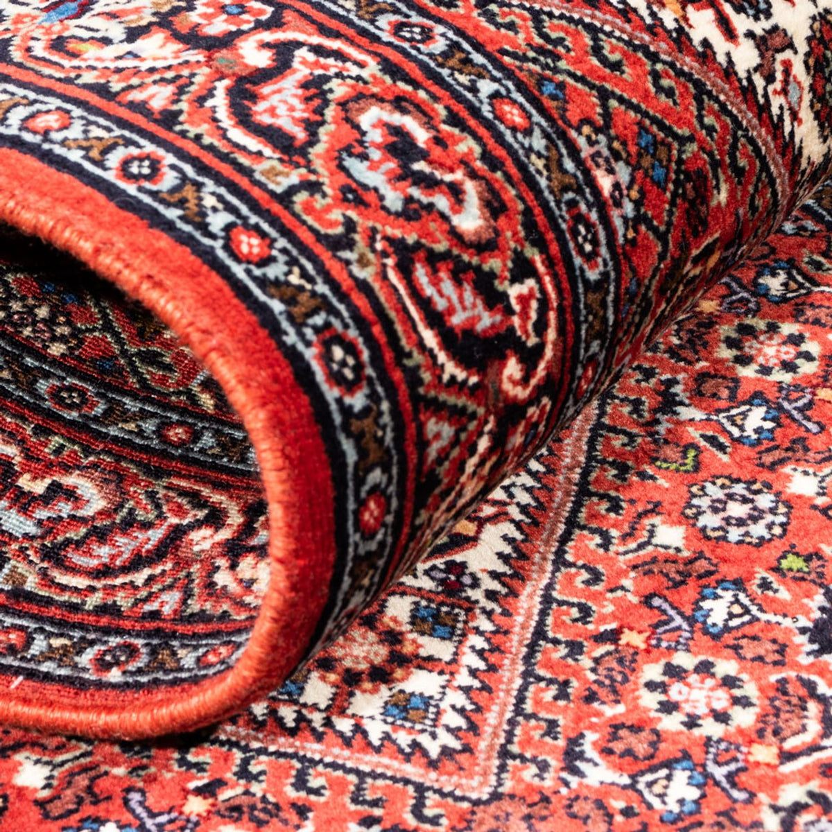 Tapis de couloir Tapis persan - Bidjar - 228 x 61 cm - rouge