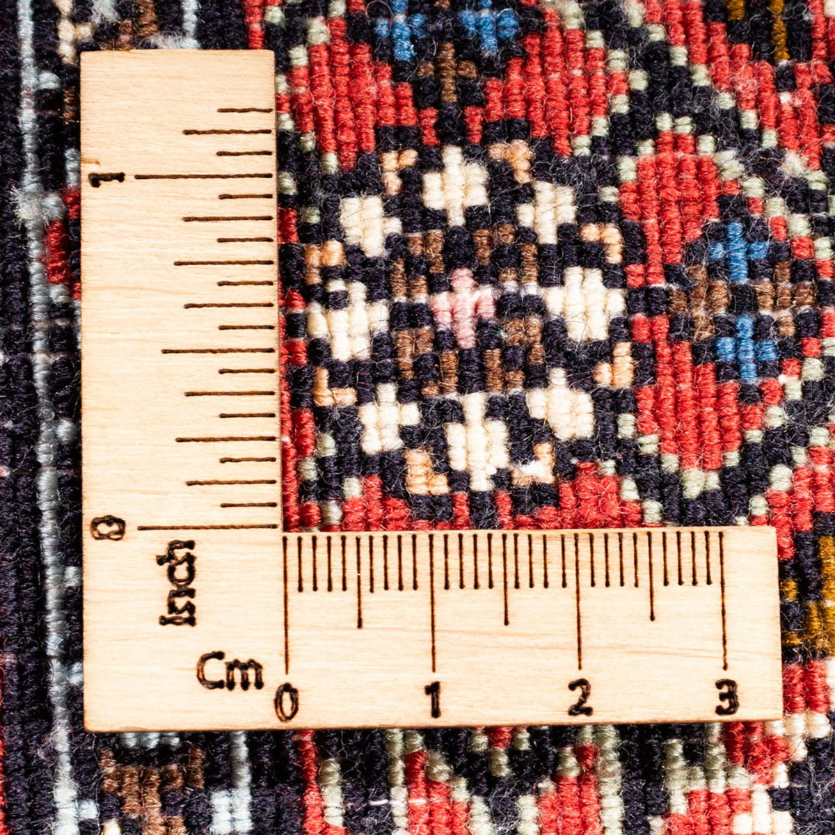 Tapis de couloir Tapis persan - Bidjar - 228 x 61 cm - rouge