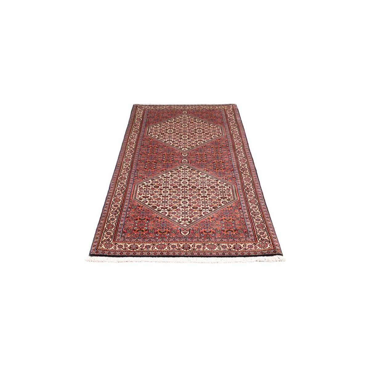 Tapis de couloir Tapis persan - Bidjar - 205 x 81 cm - rouge