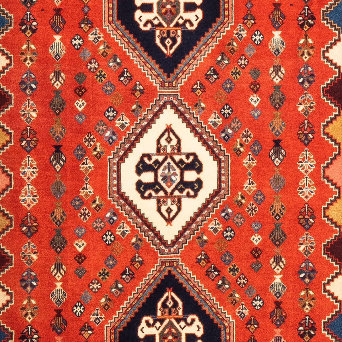 Tapis de couloir Tapis Gabbeh - Persan Kashkuli - 200 x 85 cm - rouge
