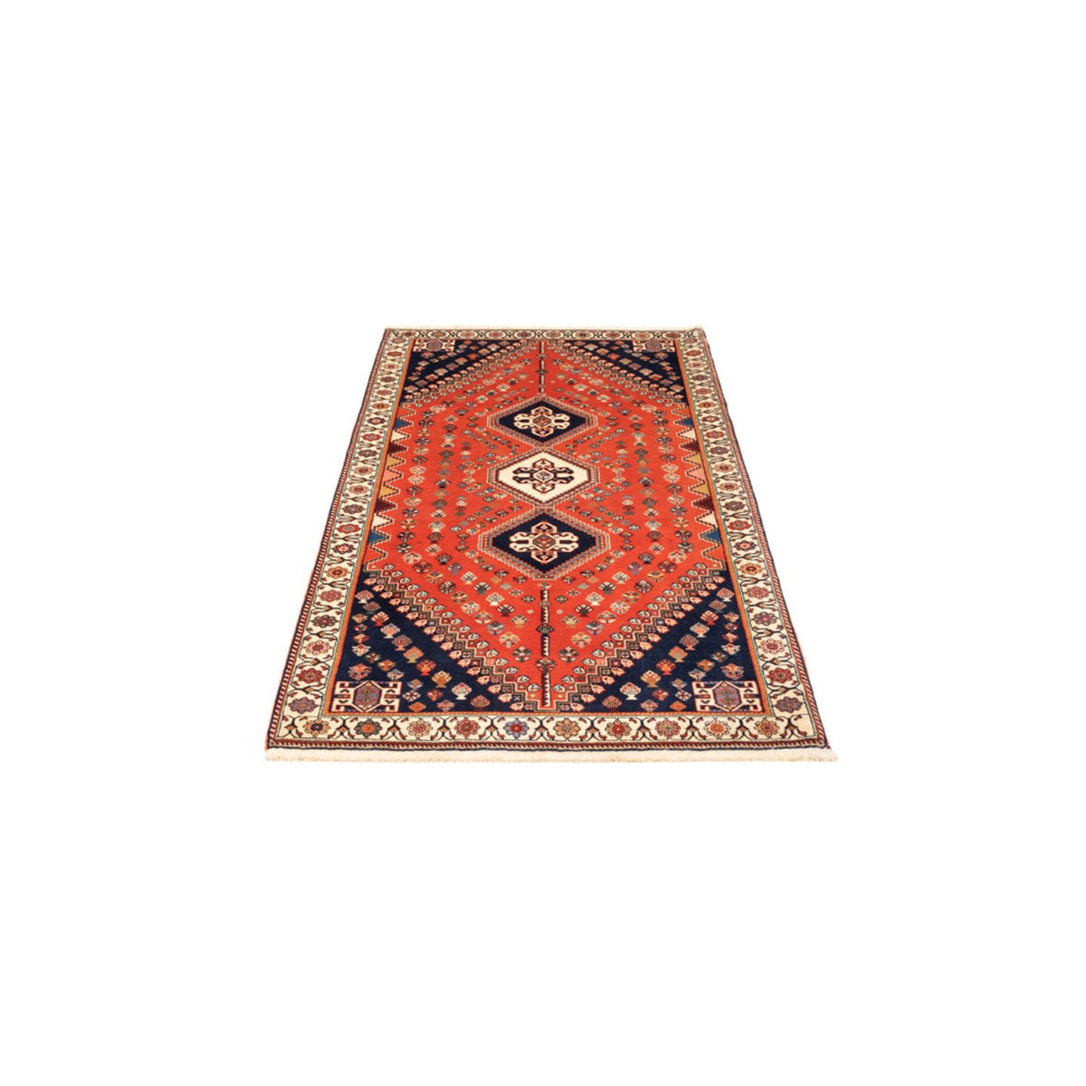 Tapis de couloir Tapis Gabbeh - Persan Kashkuli - 200 x 85 cm - rouge