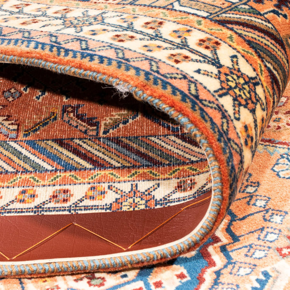 Tapis de couloir Tapis Gabbeh - Persan Kashkuli - 195 x 84 cm - rouge