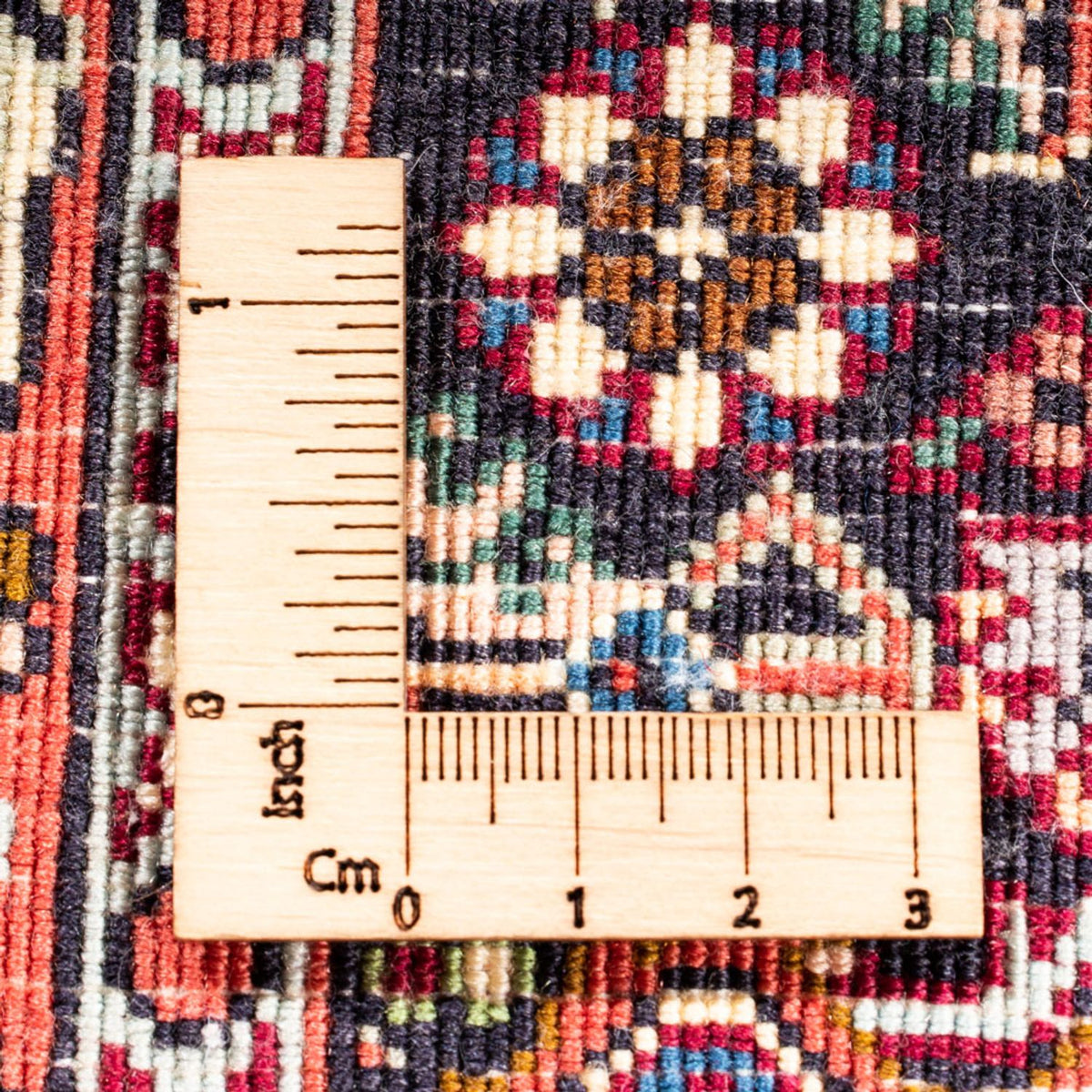 Tapis de couloir Tapis persan - Bidjar - 200 x 76 cm - bleu foncé