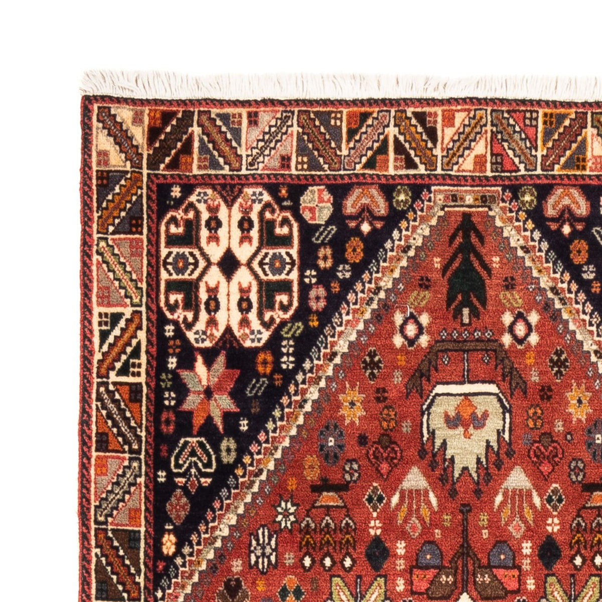 Tapis de couloir Tapis persan - Nomadic - 197 x 80 cm - rouge