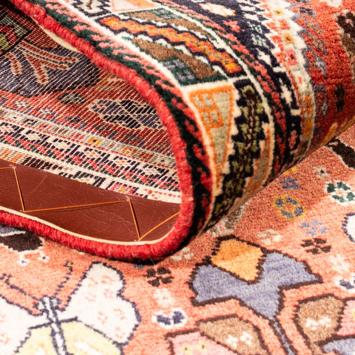 Tapis de couloir Tapis persan - Nomadic - 197 x 80 cm - rouge